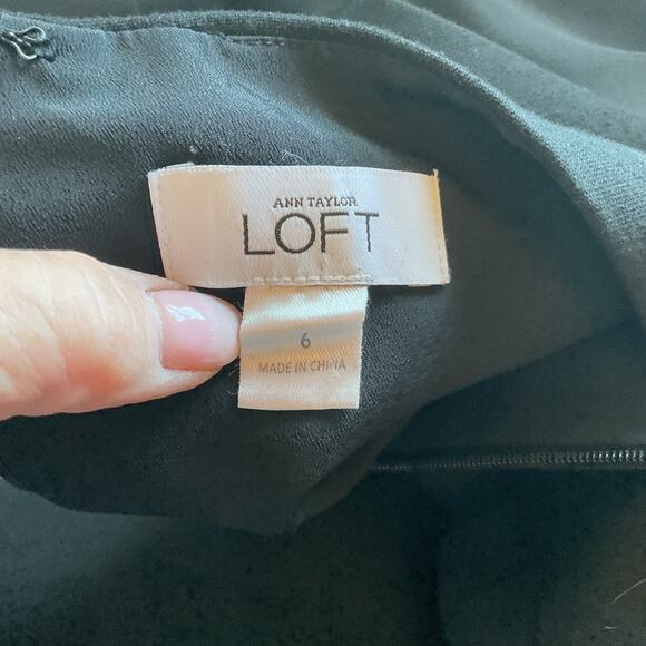 Loft Black Party Dress 6 - Picture 5 of 7